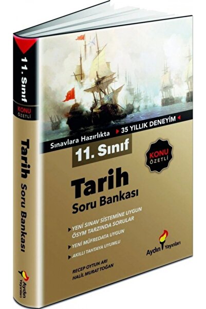 Aydın Yayınları 11. Sınıf Tarih Konu Özetli Soru Bankası
