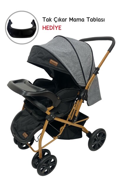BEBEGOLD Çift Yönlü Bebek Arabası