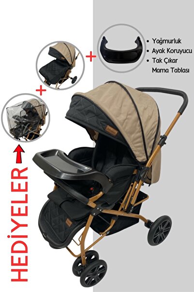 BEBEGOLD Çift Yönlü Bebek Arabası