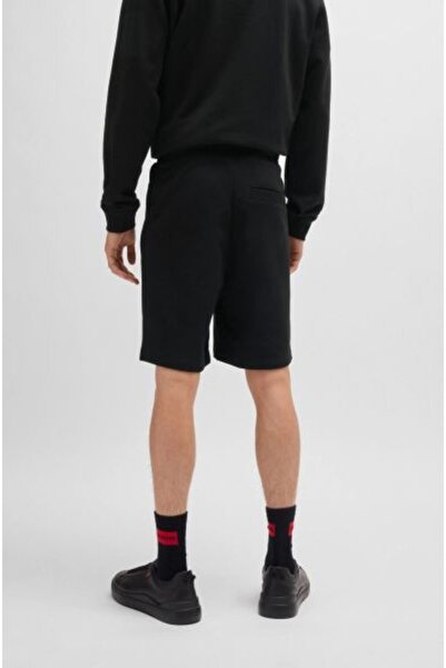 HUGO Logolu Regular Fit Belden Bağlamalı % 100 Pamuk Short Erkek Pantolon 50466196 001