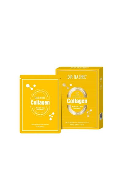 DR.RASHEL Dr Rashel Gold Collagen Face Mask – 5pcs (25G EACH) Anti-wrinkle, Lifting & Hydrating Treatment