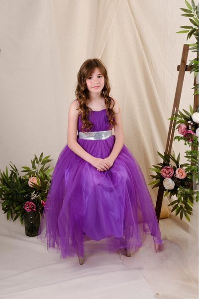Bulut Baby Girl's Back Gipeli Tutu Skirt, Satin and Pearl Dream Tulle Evening Dress