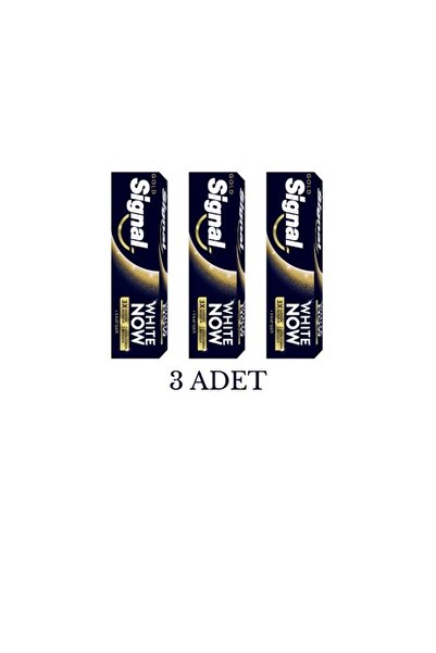 Signal White Now Gold Diş Macunu 75 ml X 3 Adet