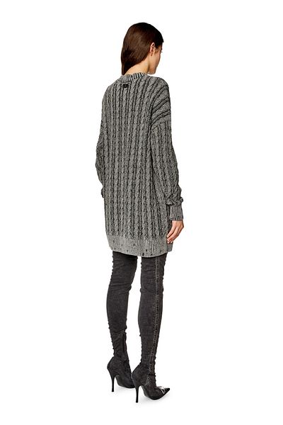 Diesel Stylish Sweatshirt with Knitwear Collar