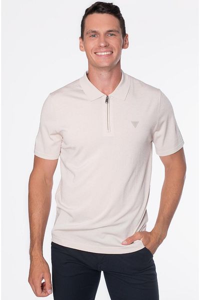 Guess Ανδρικό μπλουζάκι Dane Tech Ss Polo Swtr M4yr00z3dm0-g1ı6