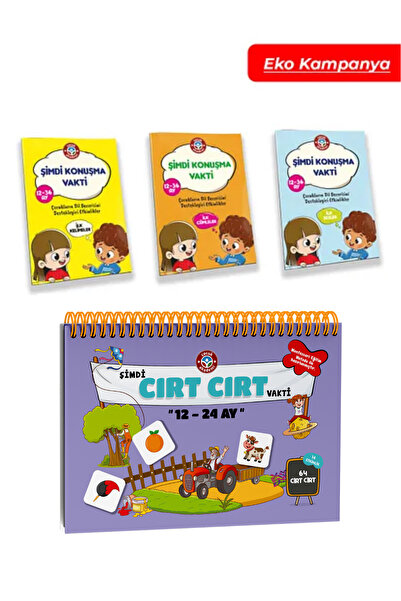 Çocuk Akademi Şimdi Konuşma Vakti Seti Ve 16-24 Ay Şimdi Cırt Cırtlı Aktivite...
