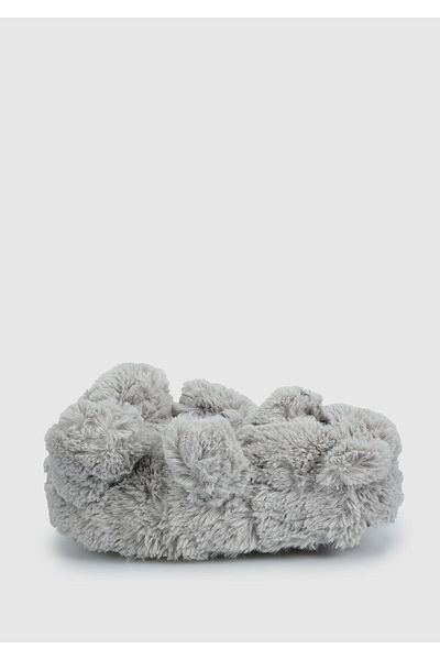 Twigy Γυναικεία Teddy Waiter Size Animal Slippers Γκρι 36/41