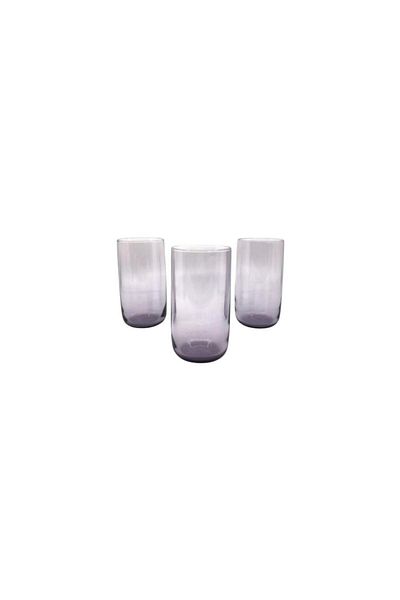 Paşabahçe 420805   Model Water Glass - 3-Piece Iconic Purple, 365Cc