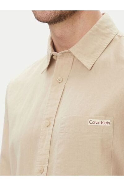 Calvin Klein LINEN COTTON SHIRT