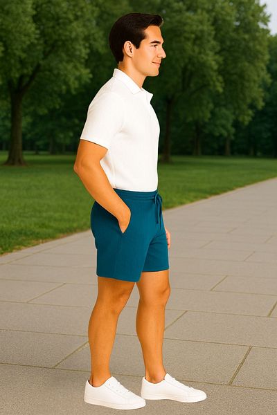 armicem “Cool & Clean: Men's Polo Neck + Shorts Set”