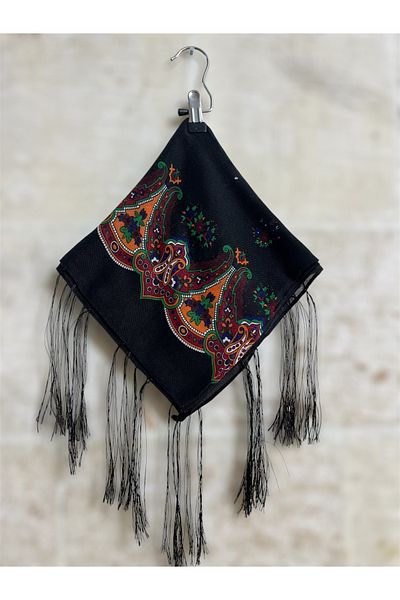 MODA Σάλι Rawavi με τοπική φούντα