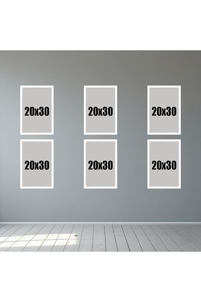 Tooall 20X30 White Blank Photo Frame Set – 1-Piece, 2-Piece, 3-Piece, 6-Piece, 9-Piece Wall Decor Frame