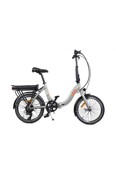 Alba Fold E Premium Katlanır Elektrikli Bisiklet Şampanya Lcd Gösterge 13ah B...