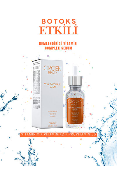 Croen Beauty Croen Botoks Etkili Nemlendirici Serum | Vitamin Complex & Hyalu...