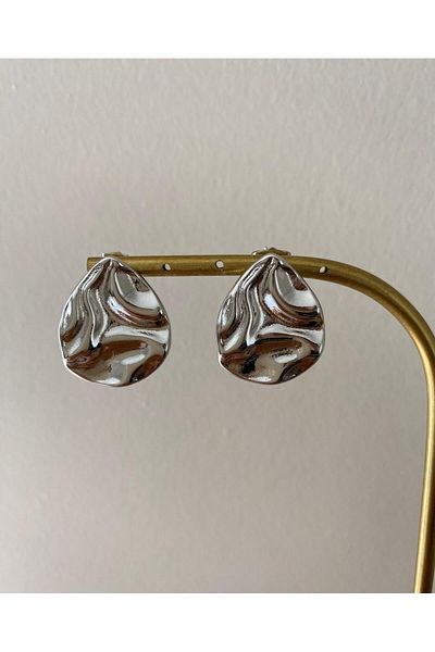 marsel aksesuar Xuping Asymmetric Drop Silver Earrings