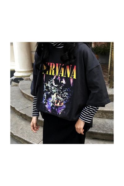 Köstebek Nirvana - ( Kurt Cobain ) Mtv Unplugged Unisex T-shirt