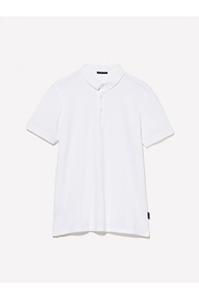 Sisley Ανδρικό μπλουζάκι πόλο από 100% βαμβάκι σε κανονική εφαρμογή