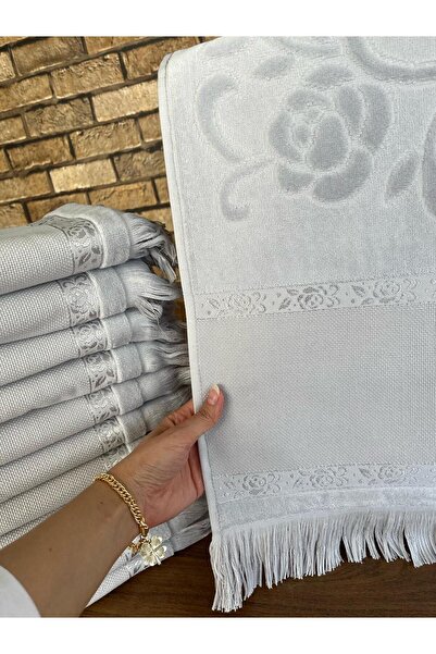 sarra 50x90см SARRA ETAMİN SAÇAKLI HAVLU - GRİ