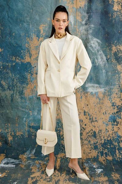 Hooopstore Double Trousers - Cream