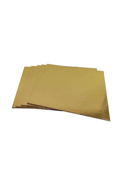 BENS 18X18 cm Gold Gold Pie Base Pie Base Thick (2 Pcs)