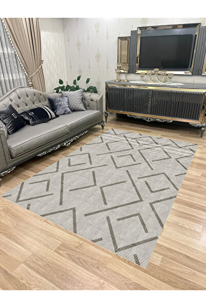 Bordo Halı Yıkanabilir Kaymaz Taban Halı Mutfak Dekor Yolluk Koridor Halısı S...