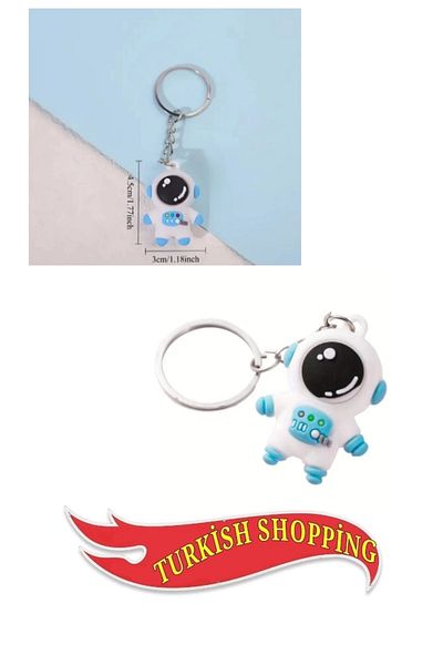 shop Pvc Astronaut Space Keychain Set