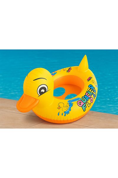 Silmarillion Baby Boat Inflatable Figure Mascot Children's Lifeboat with Seat for 0-5 Years Old Summer Sea Baby