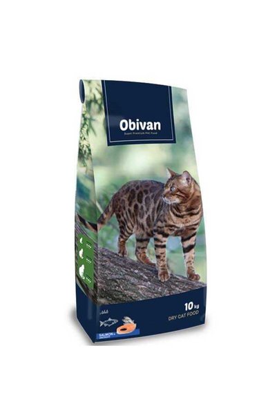 obivan Somonlu Ve Hamsili Kedi Maması 10 Kg