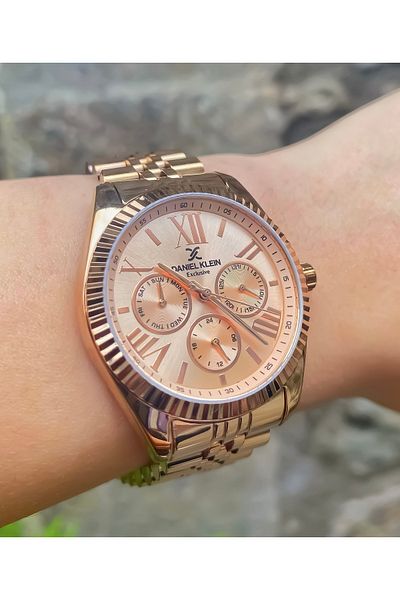 Daniel Klein Dke.1.10847 Exclusive All Functions Active 3 Atm Waterproof Women Wrist Watch