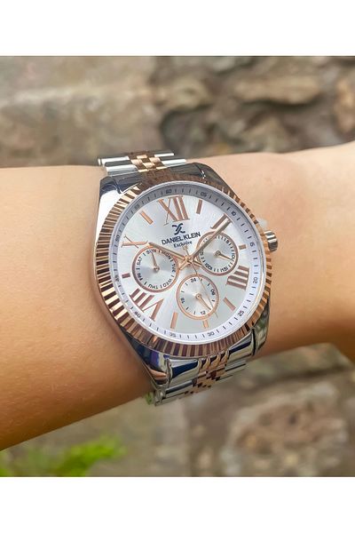 Daniel Klein Dke.1.10847 Exclusive All Functions Active 3 Atm Waterproof Women Wrist Watch
