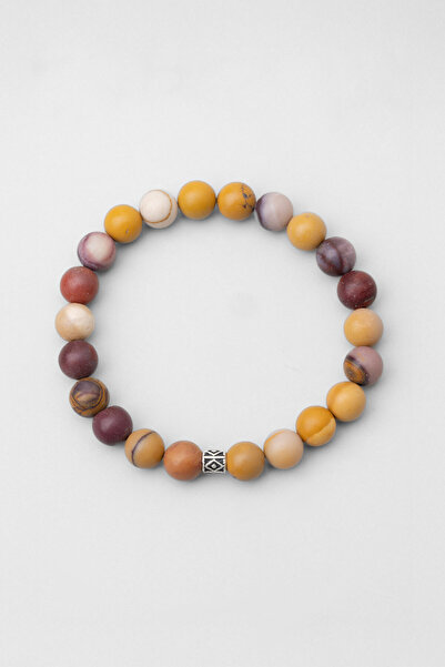 So CHIC... Kaplan Gözü Taşlı Gümüş Erkek Bileklik