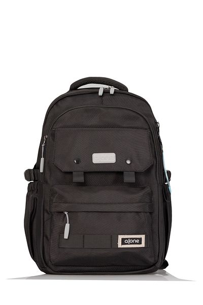 Alone Waterproof Orthopedic Backpack – Laptop Compartment, Special for Young and Professionals – Black 77213