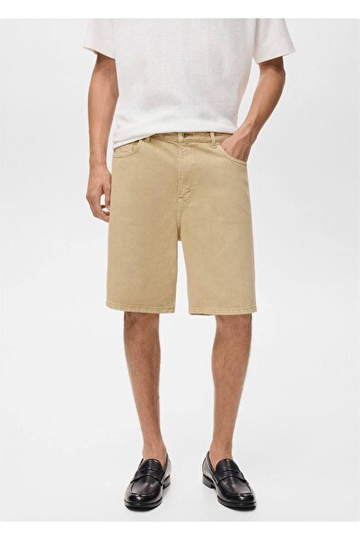 MANGO Man Rahat kesim denim bermuda şort