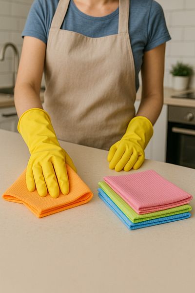 BRAXELL Microfiber Cleaning Cloth 3 Pieces