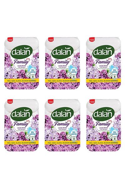 Dalan Family Soap Lilac 6 Pack 75x4 Gr Lilac Bouquet Soap