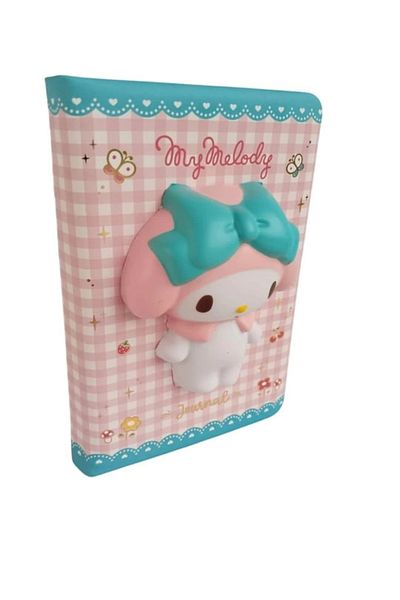 victoria journal Victoria's Journals Vj Kuromi -My Melodi Squishi Diary, A6 192 Pages.Colored 100Gr. Paper Diary Note