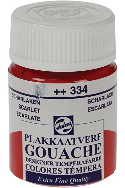 Talens Gouache Jar 16ml Guaj Boya Scarlet / 334