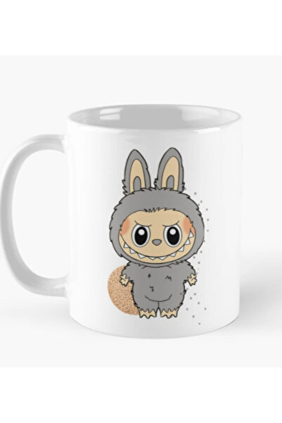 POPULUS Labubu Gray Mug Cup