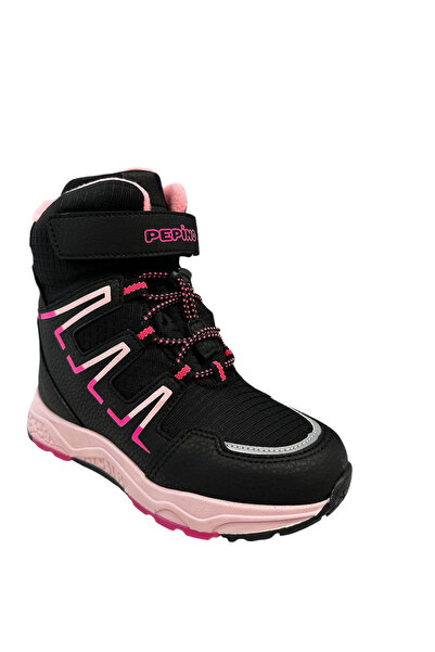 pepino Pk24-1361 Filet Girl's Snow Boots - Black Pink