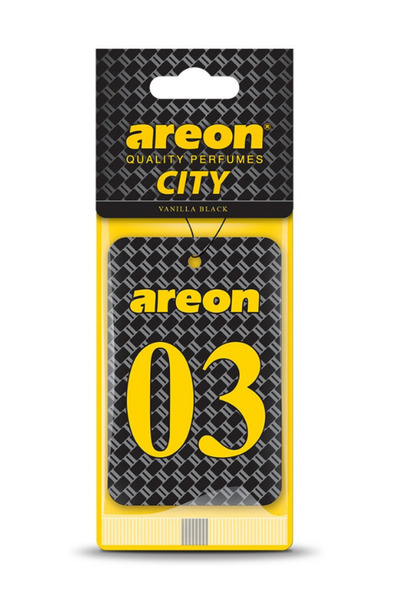 Areon City Vanilla Black 03 Oto Araç Kokusu