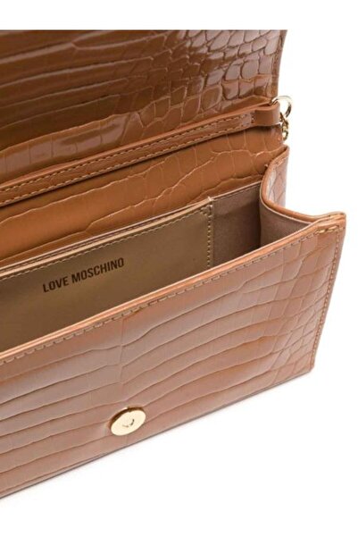 Love Moschino BAZAR LESKLÝ CROCO PU NOCE