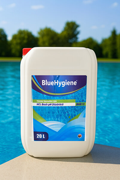BlueHygiene BH813 - Hidroklorik Asit Bazlı Ph Düşürücü - 25kg | Sıvı Ph Düşür...