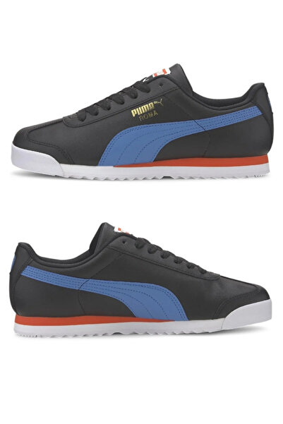 Puma Ανδρικά παπούτσια Casual Roma Basic - Μαύρο Μπλε
