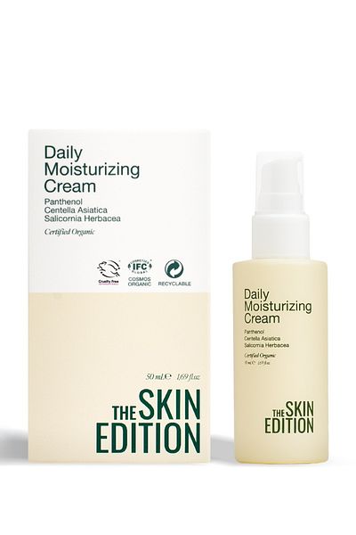 The Skin Edition Organic Certified Water Based Moisturizing, Repairing, Soothing Face Care Cream 50 ml