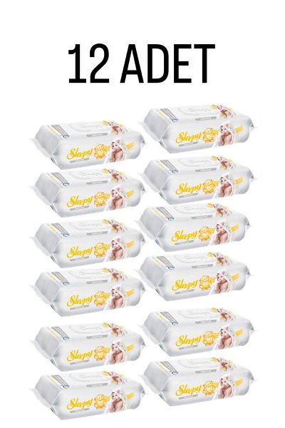 Sleepy 1080 Model Leaf Color Sensitive Wet Towels - 12x90, 12 Pack