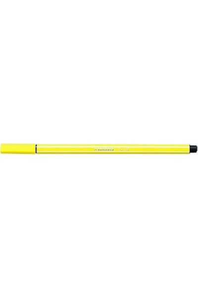 Stabilo - Felt Tip Crayon - Pen 68 - Lemon Yellow