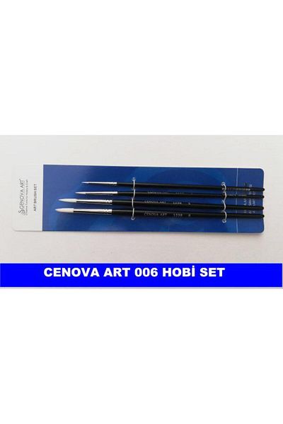 Cenova Art Round Tip 4-Piece Brush Set 06