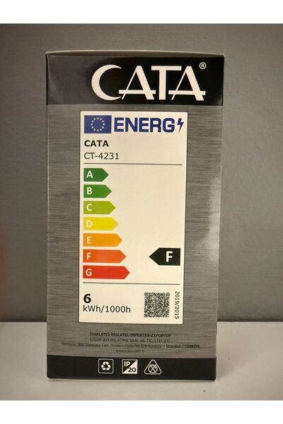 Cata 6w Filament Led Ampul 5 Li Paket E-27 Duylu Ct4231