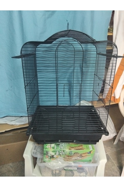 ARZUM KAFES Muhabbet Kuşu Ve Papağan Için Lüks Kuş Kafesi 42x32x62