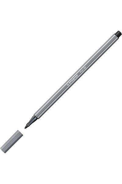 Stabilo - Felt Tip Crayons - Pen 68 - Dark Gray